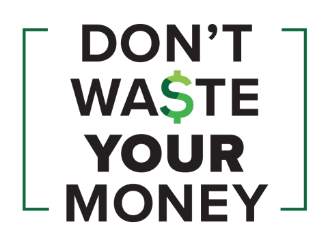Don't Waste Your Money logo