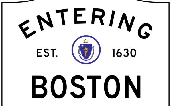 Results image of entering city of boston sign