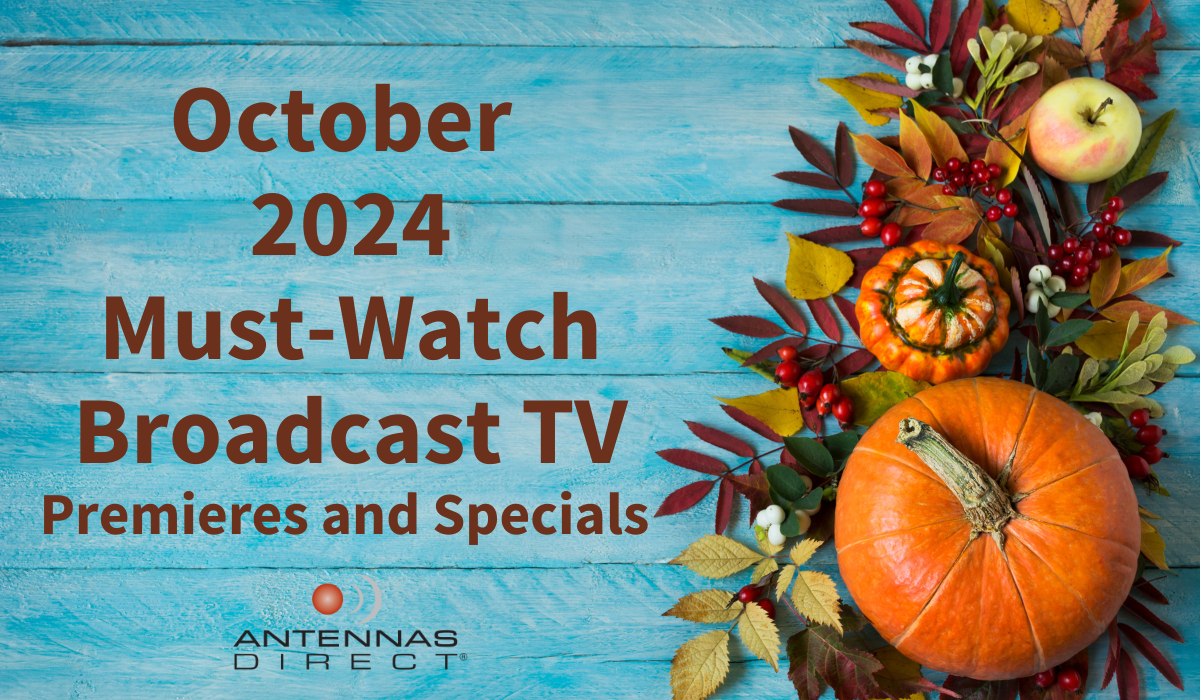 AD October 2024 Must-Watch Broadcast TV premieres and specials cover graphic