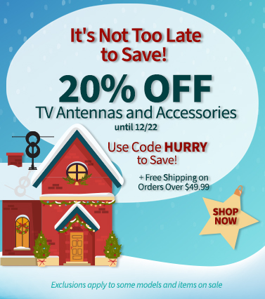 It’s Not Too Late to Save! Use Code HURRY Until 12/22 to save 20% Off.